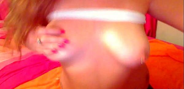  Chubby big tits amateur first webcam video